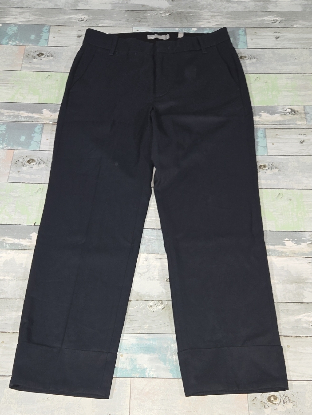 Vince Navy Straight-Leg Dress Pants Size 6